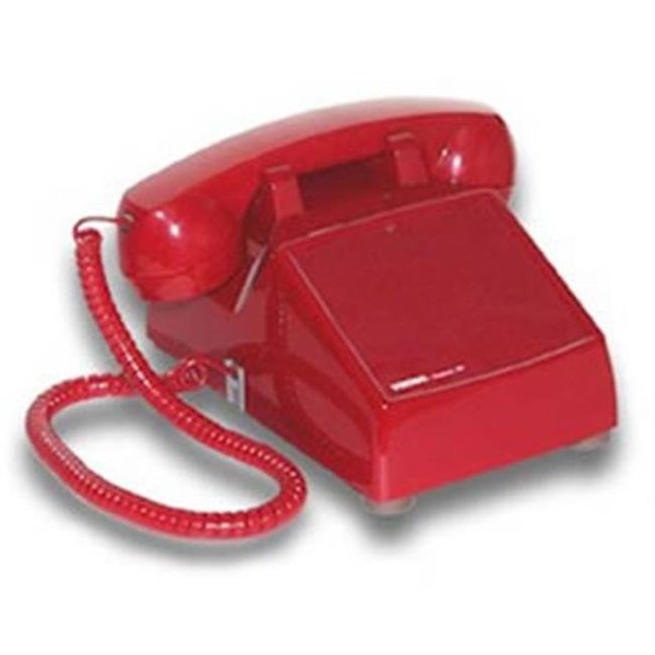 Viking Viking Electronics VK-K-1500P-D RED No Dial Desk Phone VK-K-1500P-D